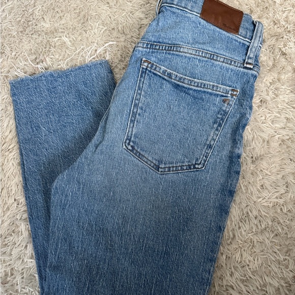 Madewell Blue Straight Leg Jeans - Picture 4 of 4
